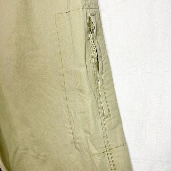 Columbia Pants Regular Fit Chino Utility Zip-Pocket Heavy Canvas Tan Sz. 38x34 - Picture 6 of 7